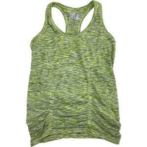 Athleta Fastest Track Green Space Dye Tank